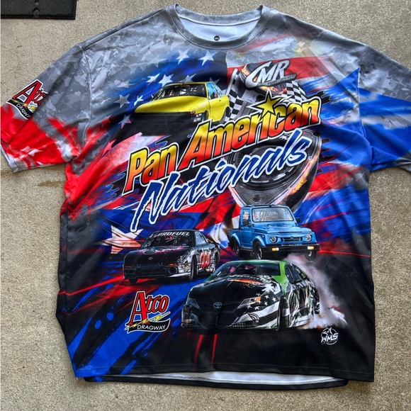 Official Atco Pan American Nationals Dragway T-shirtNHR Dragster Import 3XL